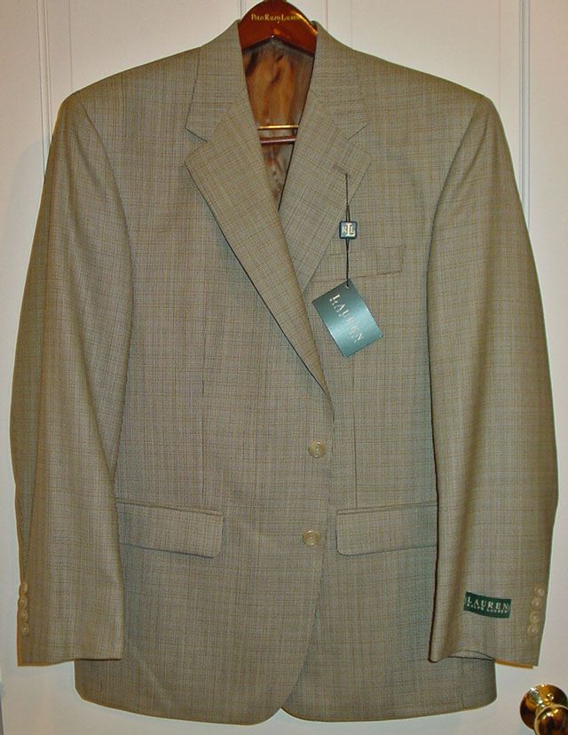 RALPH LAUREN MENS TWEED WOOL BLAZER / JACKET 44R NWT  