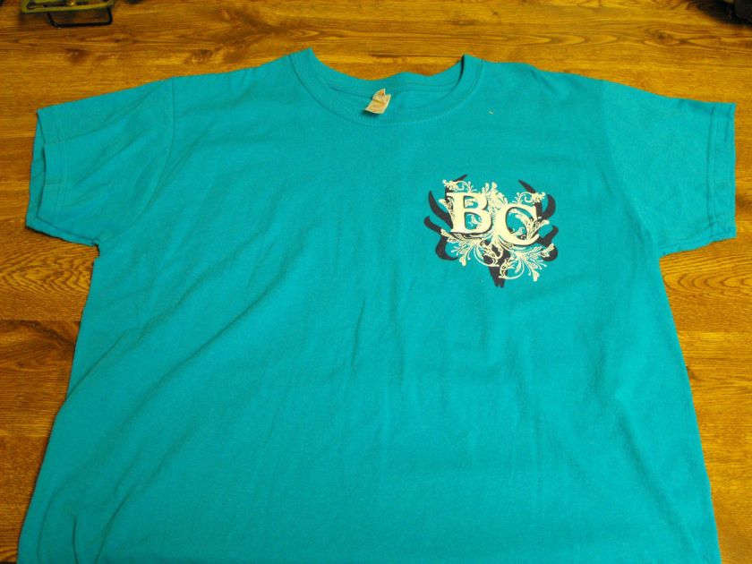 Ladies Blue Bone Collector T Shirt LARGE  