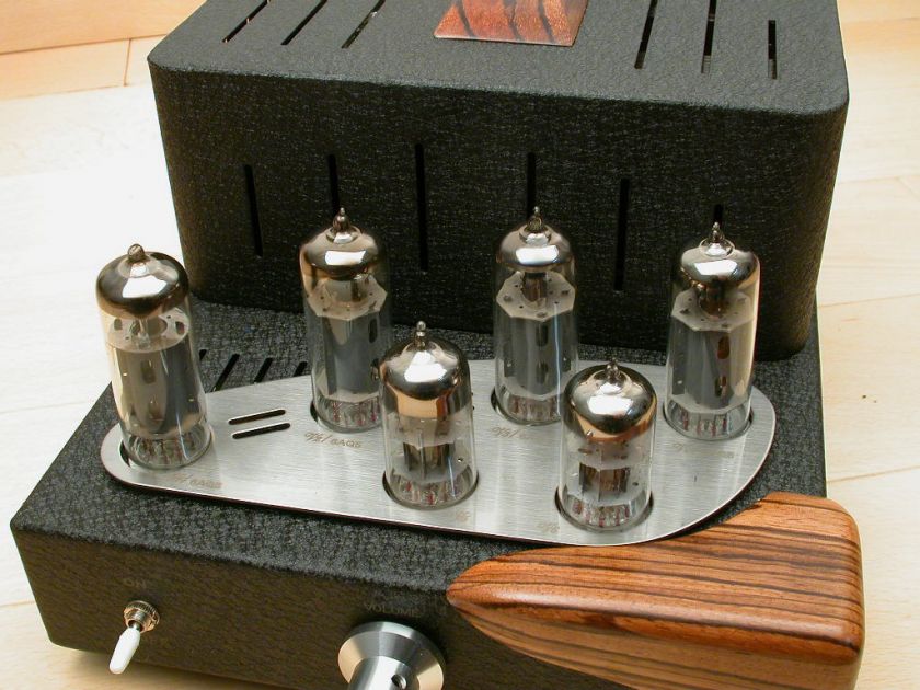 Music Angel MINI P1 6P1 6BQ5 Push Pull Valve Integrated Tube Amp BK 