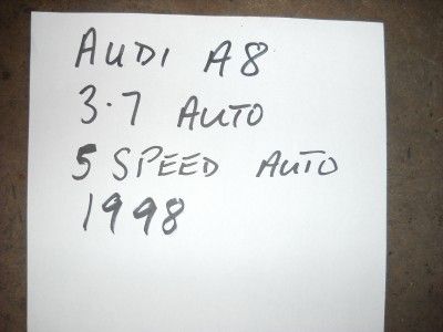 Audi A8 3.7 D2 94 02 twin washer nozzle  