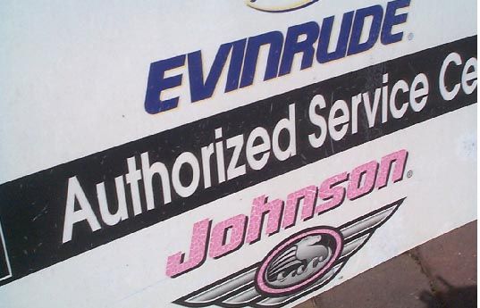 Vintage Evinrude Johnson Outboard Boat Motor Metal Advert Sign Fishing 