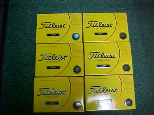 DOZEN NEW 2011 TITLEIST NXT GOLF BALLS, 72 BALLS, NO EXTRA LOGOS 