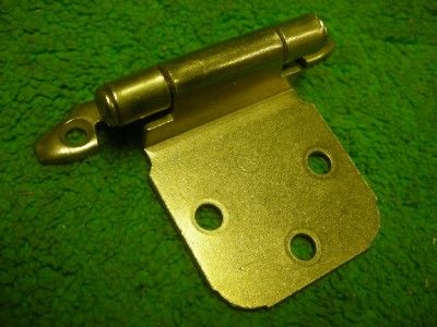 23 AMEROCK BP7629 3 BRASS SELF CLOSING OVERLAY HINGE  