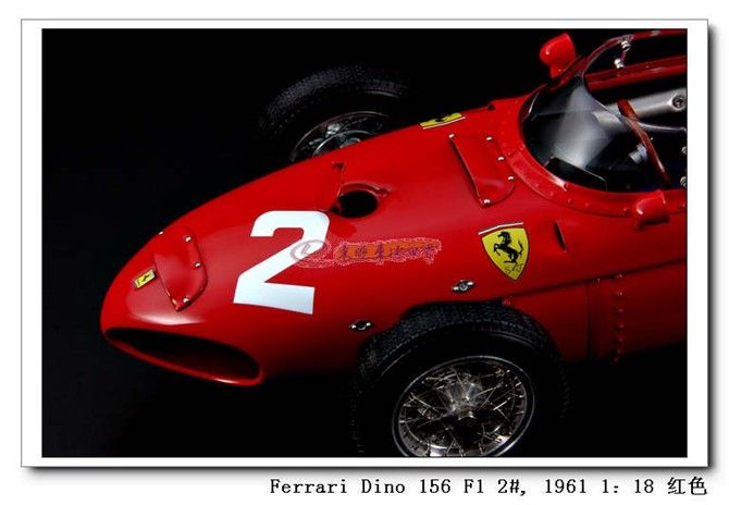 18 CMC FERRARI DINO 156 F1 #2 Sharknose 1961 Model  