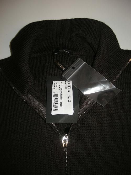 CRUCIANI CARDIGAN BROWN 40 R (50 R EU)NWT  