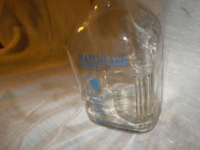 Hatchland Dairy, No. Haverhill,NH, 1/2 Gallon, Milk Bottle  