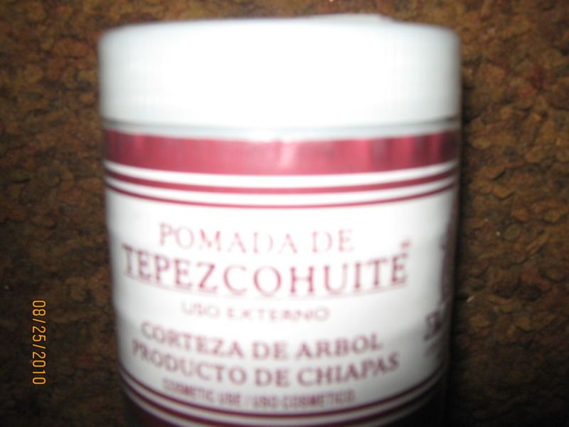 POMADA DE TEPEZCOHUITE OINTMENT 4 OZ. 120 GR  