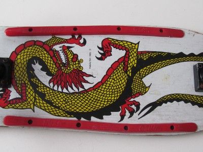 1984 VALTERRA VINTAGE SKATBOARD OLD SCHOOL DRAGON  