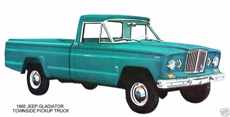 1965 JEEP GLADIATOR ~ TOWNSIDE PICKUP TRUCK  