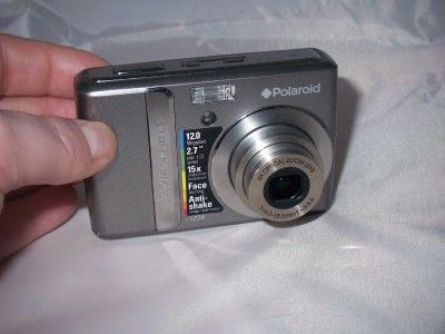 Polaroid I1236 12.1 MP Digital Camera   silver 0852197002110  