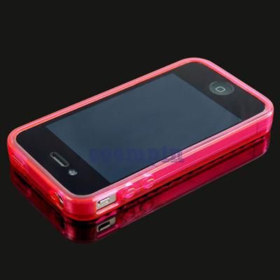 NEW Soft TPU Silicone Cover Skin Case for Apple iPhone 4G 4S  