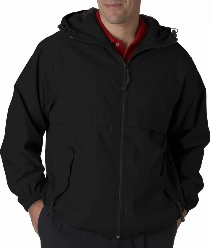 UltraClub Microfiber Hooded Zip Jacket. 8908  