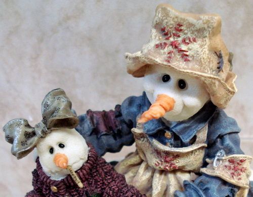 BOYDS BEARS Florence Katerina SNOWMAN Resin 36402GCC  