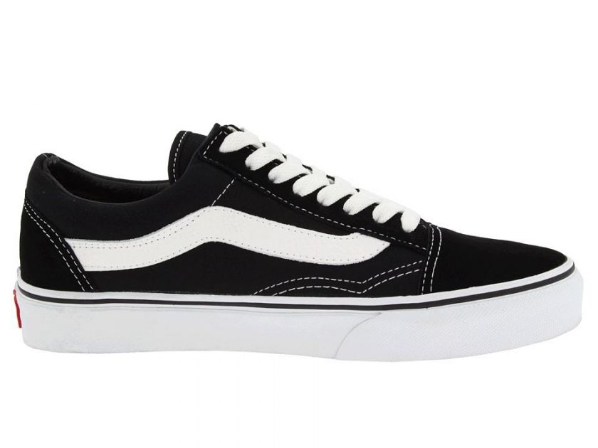 VANS OLD SKOOL BLACK WHITE CORE AUTHENTIC CANVAS VN 0D3MY28 MEN  