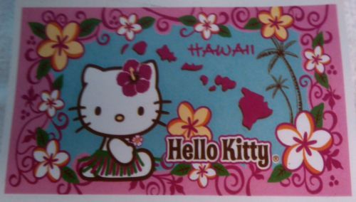 HAWAII HELLO KITTY Velour Towel Islands  PINK  BNWT  