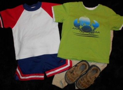   LOT BOYS SPRING SUMMER CLOTHES SIZE 18 24 MONTHS OUTFITS SETS  