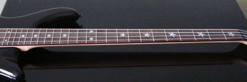 STAR VINYL DECAL INLAYS MOP FOR Fender P BASS GUITAR  