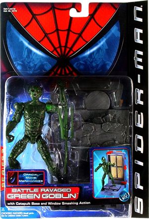   MOVIE 1 TOYBIZ BATTLE RAVAGED GREEN GOBLIN 6 ACTION FIGURE  