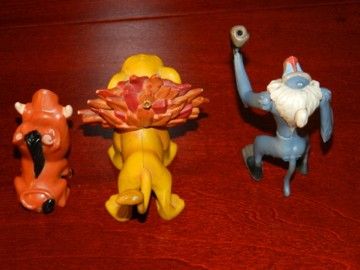 King Simba Nala Pumbaa Scar Rafiki Monkey Figure LOT Disney Baby Cubs 