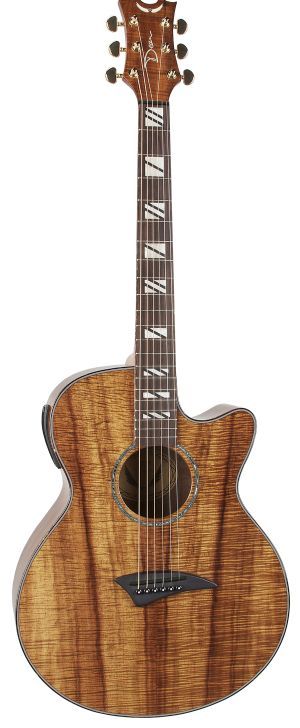 Dean Performer Koa Acoustic Electric Guitar   Gloss Natural (Open Box 