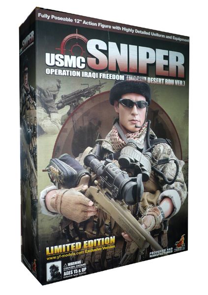 HOT TOYS USMC SNIPER (MCCUU DESERT BDU)  