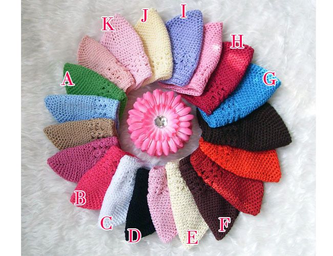 20 new baby crochet kufi beanie hat cap girl toddler  