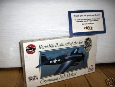 72 GRUMMAN F6F HELLCAT   AIRFIX # 2087  