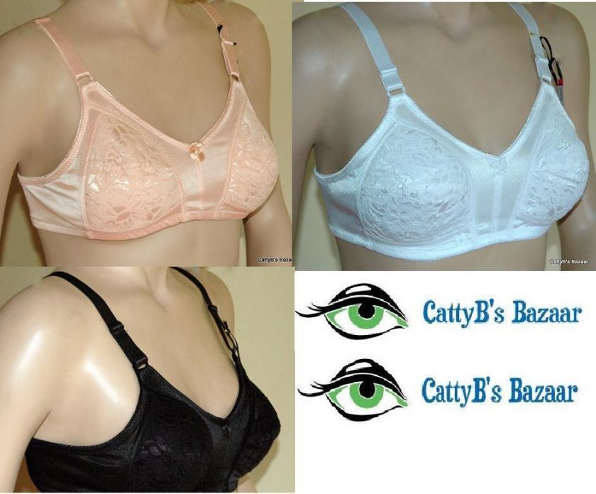 Soft Cup Full Coverage Bra 36,38,40,42,44,B,C,D,DD.  