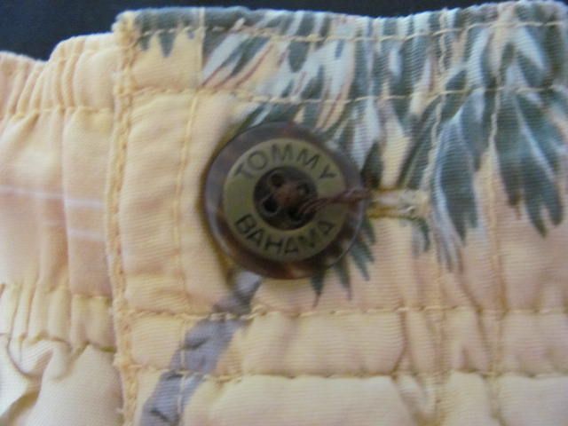 TOMMY BAHAMA Swim Shorts Trunk mens XL Palm Tree Hut  