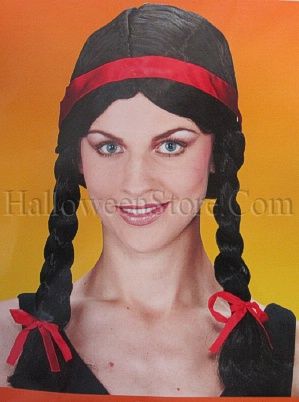 Economy Indian Maiden Pocahontas Wig CHEAP  