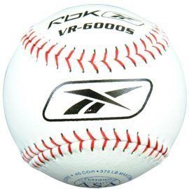 NEW REEBOK ASA SLOW PITCH SOFTBALLS WHITE .40 CORE DOZEN 12 BALLS 