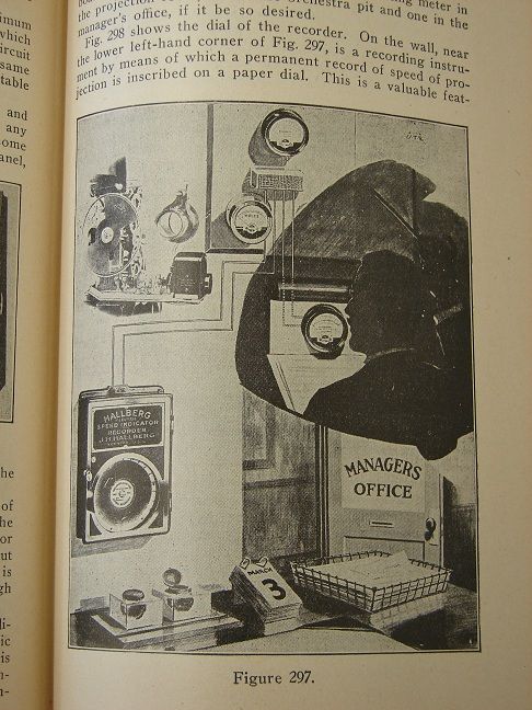   Motiograph Cameragraph silent 35mm movie theater cinema projector book