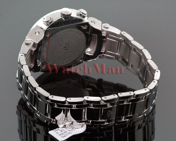 Aqua Master Mens Color Diamond Bezel Watch 4.25ct W 97  