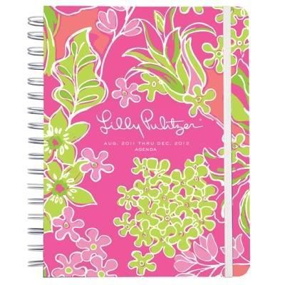 2011 2012 Lilly Pulitzer LUSCIOUS Large Agenda Datebook Planner LG L 