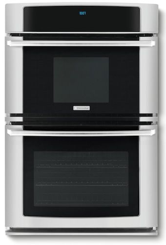   27 Inch Stainless Steel Electric Wall Oven Microwave Combo EW27MC65JS