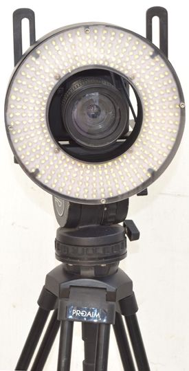 360 LED ring light + Battery for Nikon canon digital SLR dslr d90 d700 