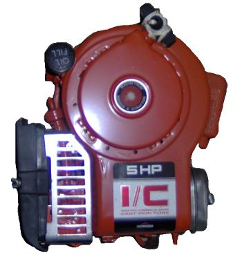 5hp Briggs Stratton Vert Engine 3 5/32 I/C Recoil Ridi_  