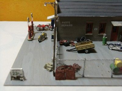 Built train model building. Diorama. HO Scale 187 DPM. Harlee & Sons 