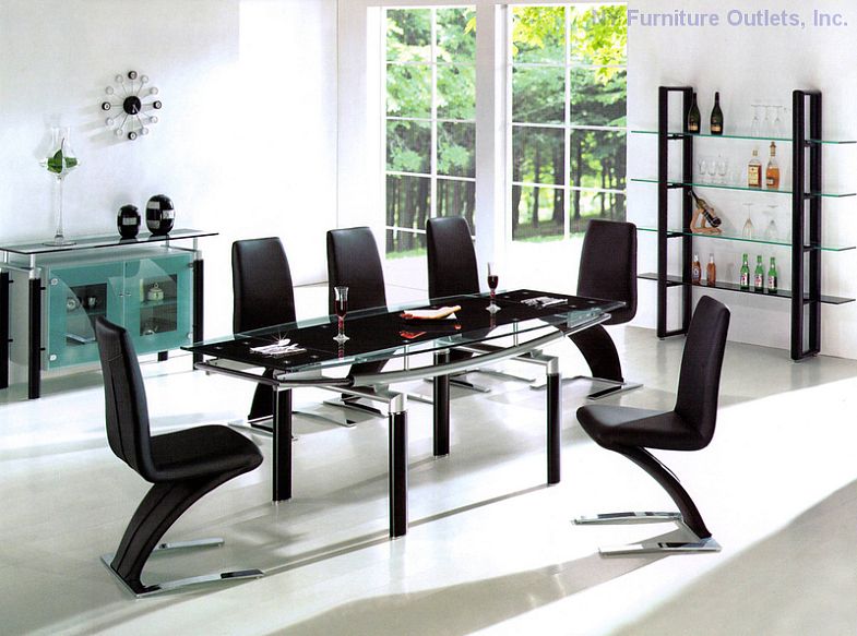   tempered glass and chrome legs this table is adjustable allowing