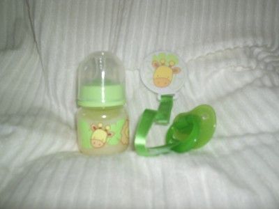 Baby Alive Custom Formula Bottle Pacifier Clip Set  