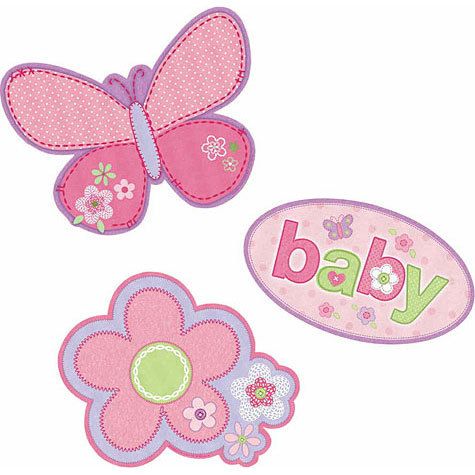 CARTERS BABY GIRL BABY SHOWER PARTY BABY CUTOUTS  