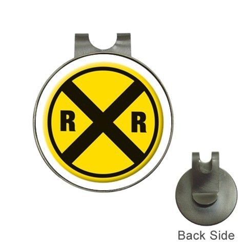 Railroad Golf Ball Marker Hat Clip  