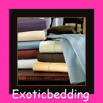 1000 Thread Egyptian Cotton sheet Set   Green Plain  