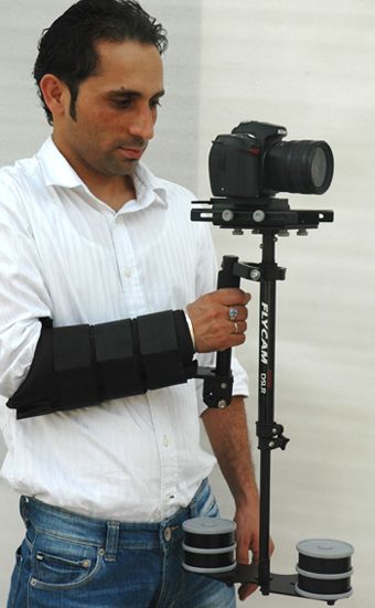 DSLR Flycam Nano and Arm Brace is not included