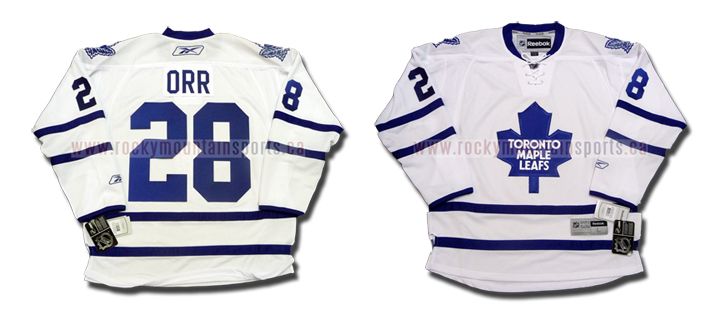 COLTON ORR TORONTO MAPLE LEAFS NEW RBK AWAY JERSEY  