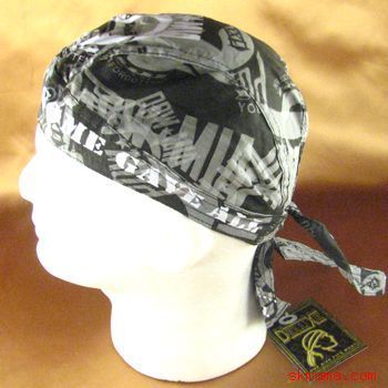 POW MIA BIKER FITTED BANDANA DOO DO DURAG SCARF CAP HAT  