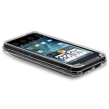 Clear Hard Phone Cover Case For HTC EVO Shift 4G Sprint  