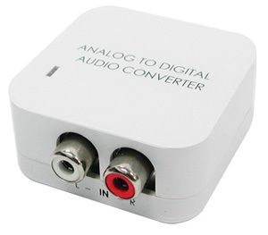 RCA Stereo To Optical Coax S/PDIF Audio Converter  