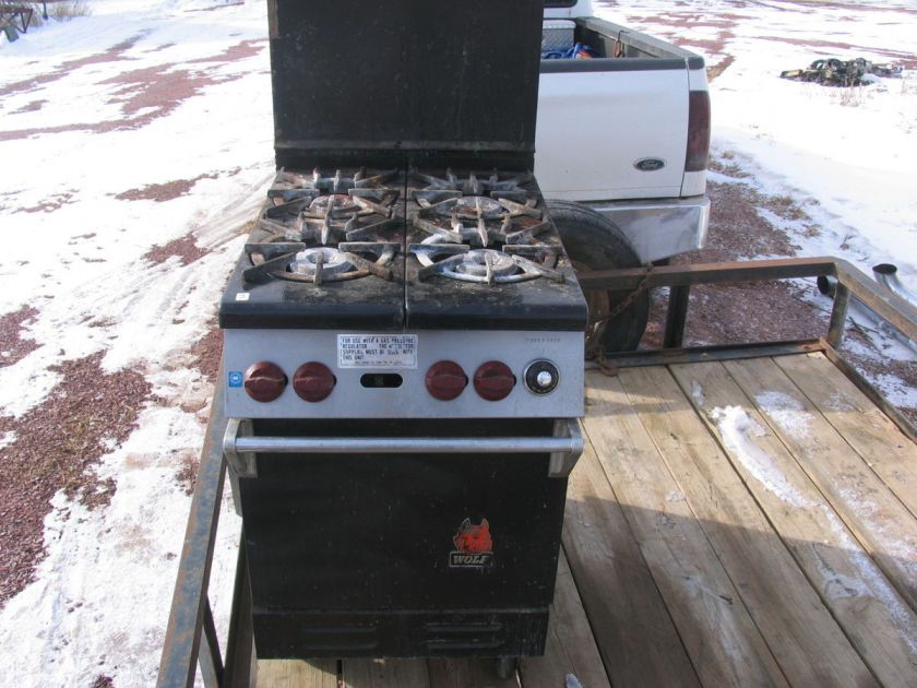 Wolf 4 Burner NG Cook Top & Stove, 22x30  