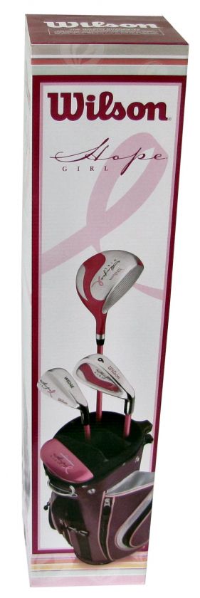 WILSON HOPE Junior Girls Complete Golf Club Set w/ Bag  